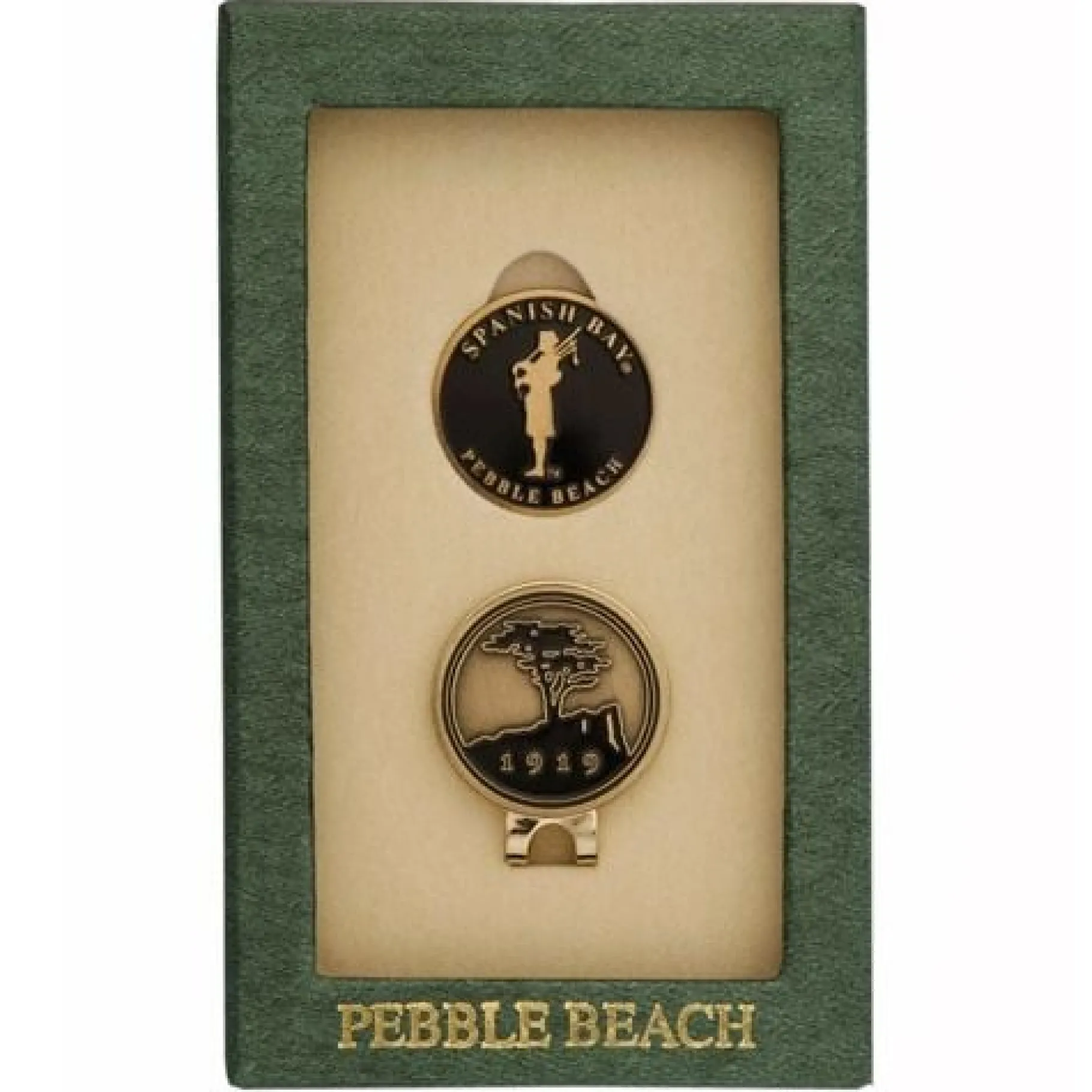 Outlet Pebble Beach Spanish Bay Bagpiper Hat Clip & Ball Marker Set