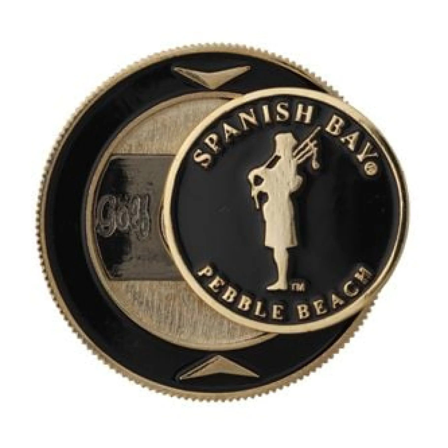 Fashion Pebble Beach Spanish Bay Bagpiper Magnetic Coin Holder & Ball Marker