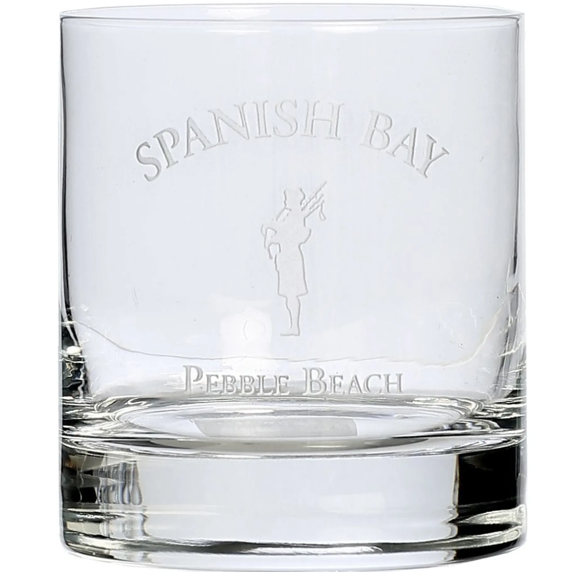 Best Pebble Beach Spanish Bay Etched Double Old Fashioned Glass