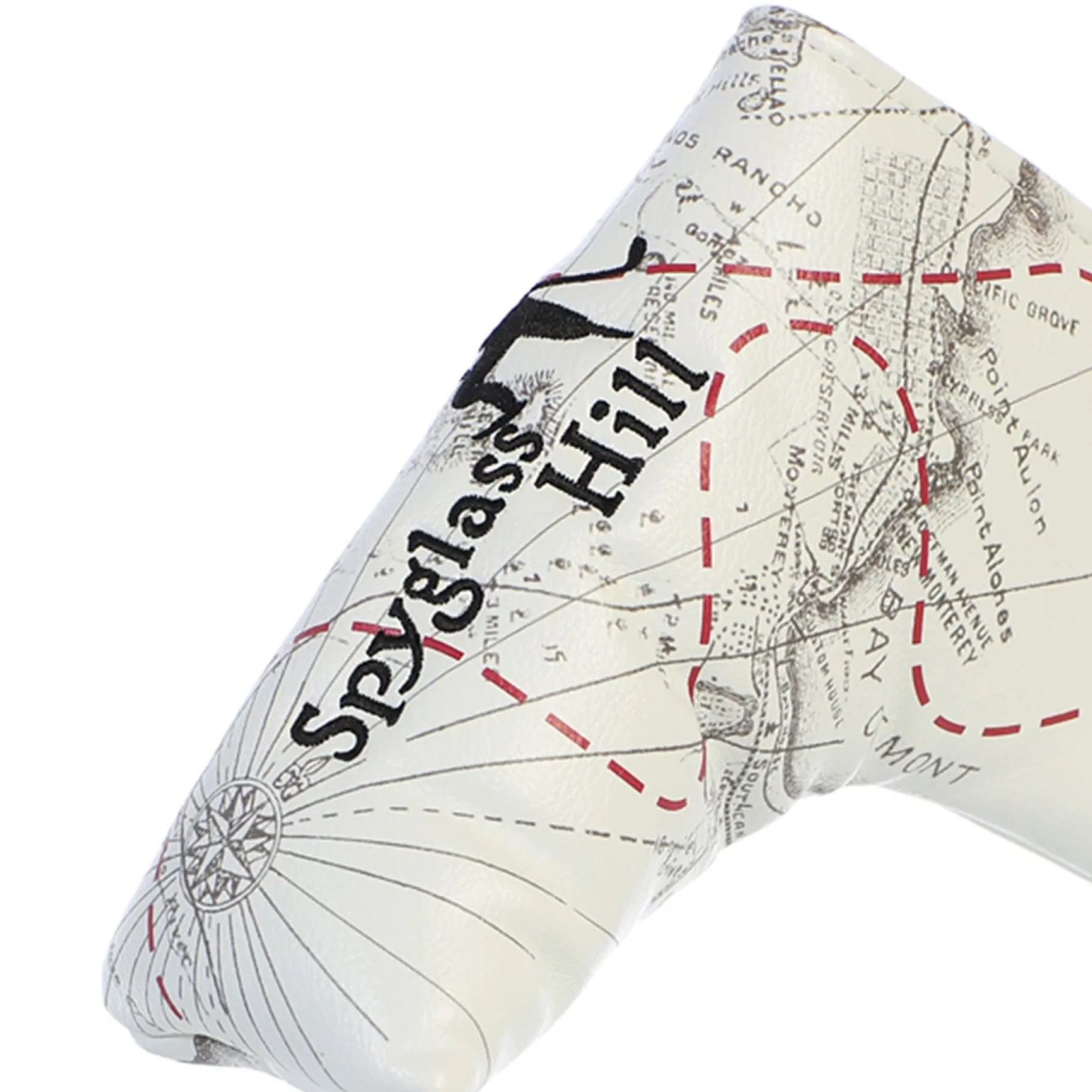 Discount Pebble Beach Spyglass Hill Map Blade Putter Cover By Prg