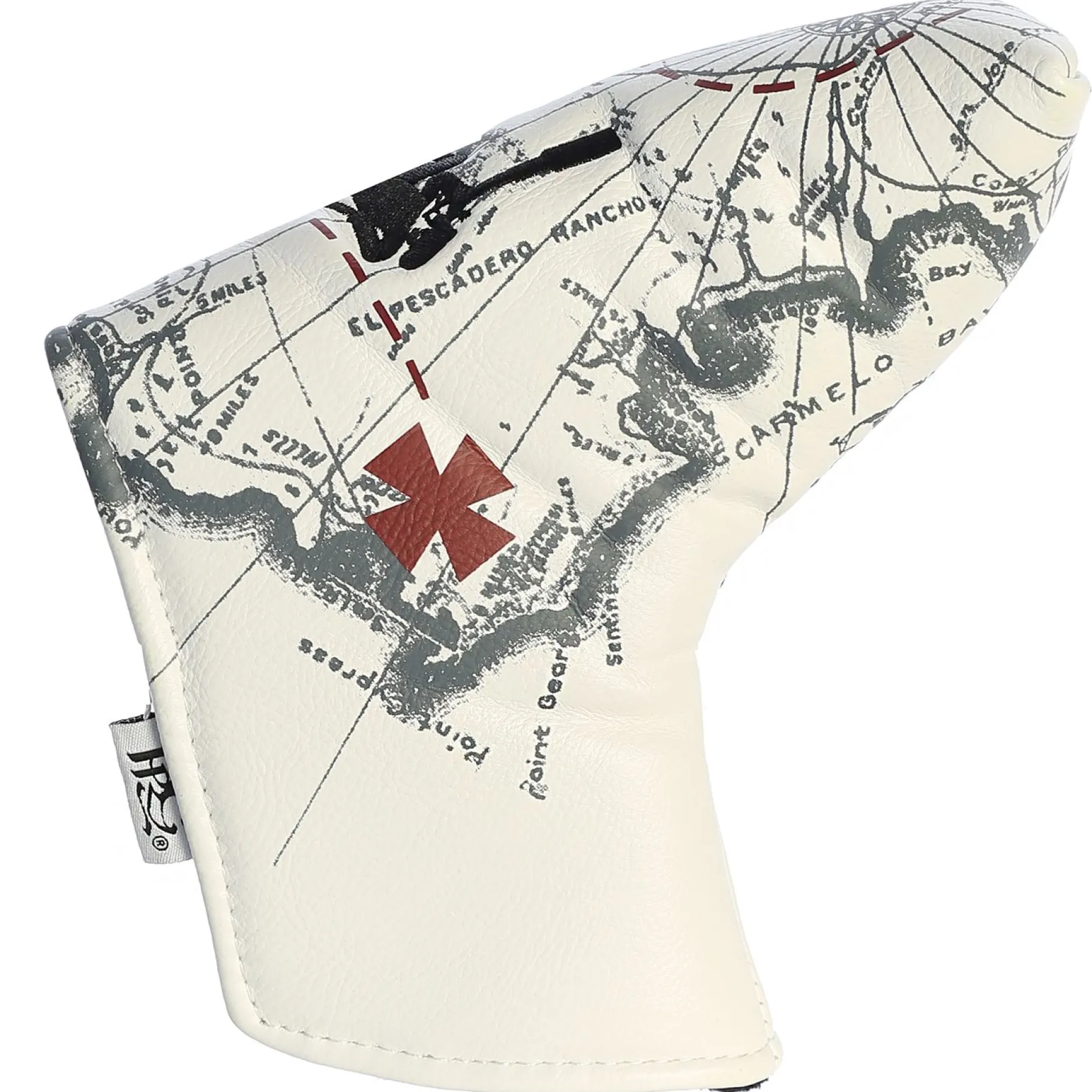 Discount Pebble Beach Spyglass Hill Map Blade Putter Cover By Prg