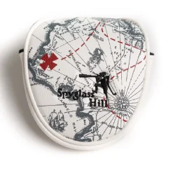 New Pebble Beach Spyglass Hill Map Mallet Putter Cover